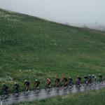 Coureurs cyclistes sur le Tour d'Italie